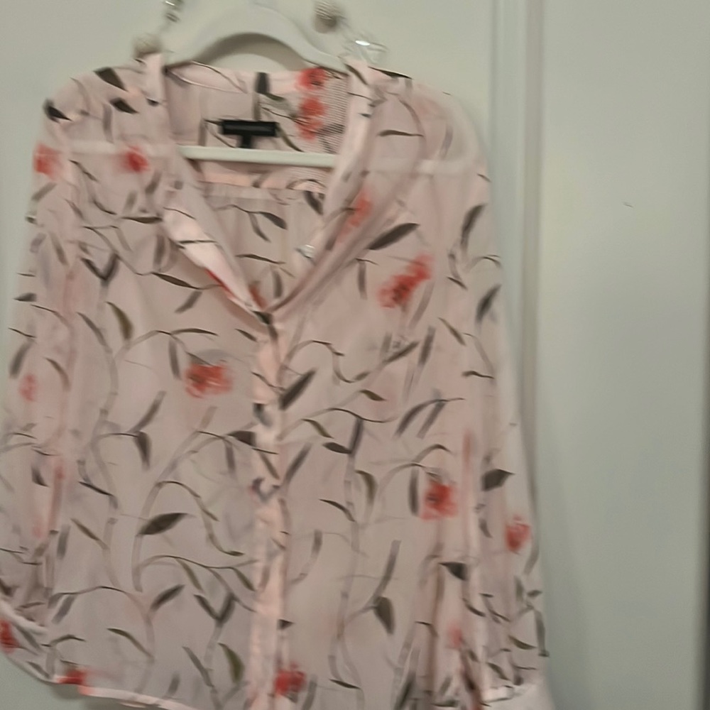 Banana Republic sheer blouse size medium